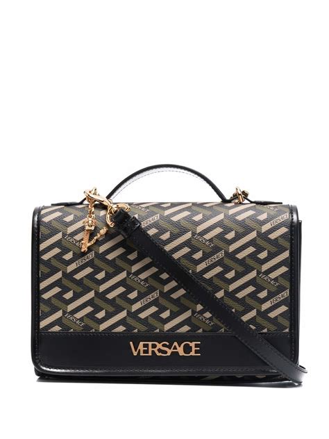 versace crossbody bag on sale|Versace la greca shoulder bag.